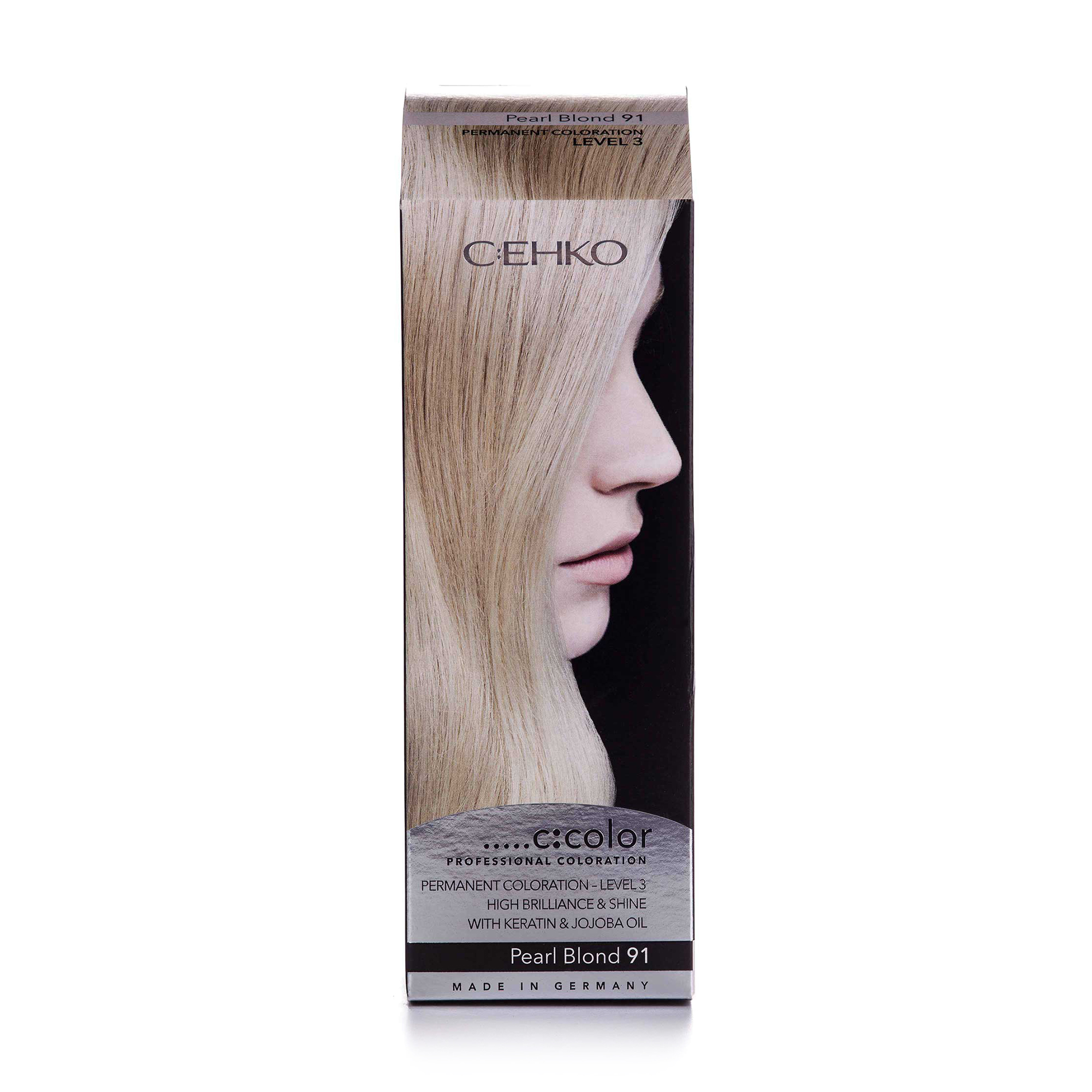 Стійка крем-фарба для волосся C:ЕНКО C:COLOR Professional Coloration 91 Перлинний блонд, 110 мл